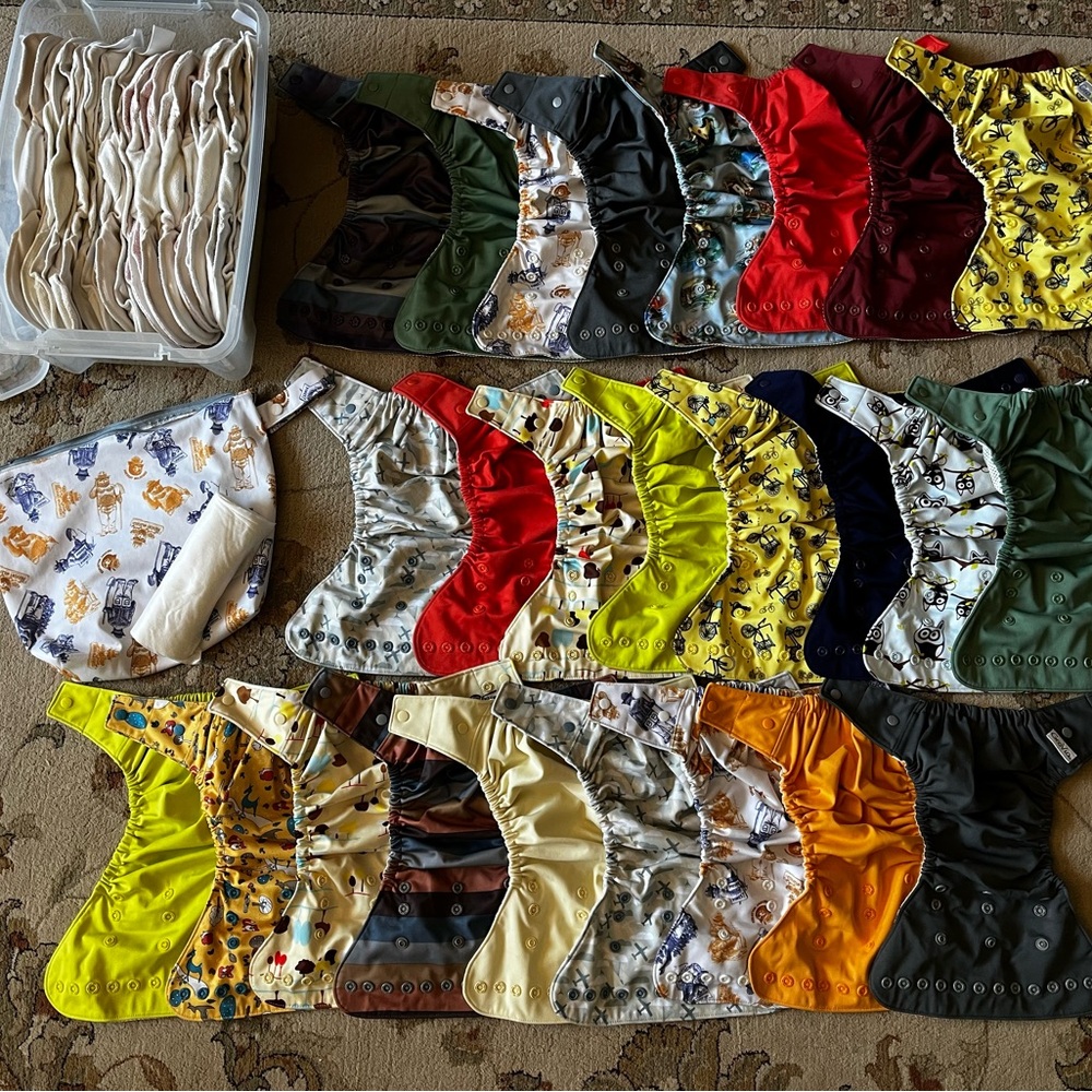 Grovia Hybrid Snap Cloth Diaper Bundle
